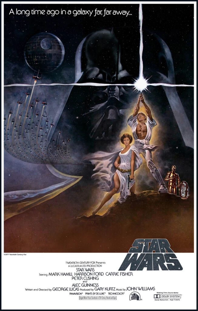Star Wars: A New Hope (1977) – Style A by Tom Jung