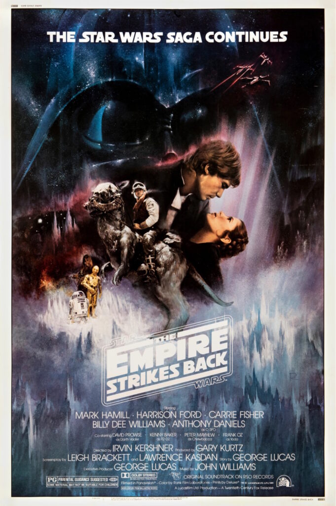 The Empire Strikes Back (1980) – Style A by Roger Kastel