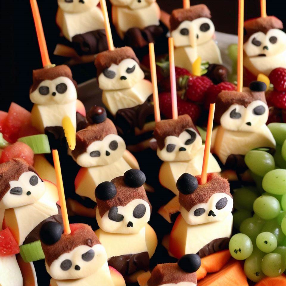 Endor's Ewok Fruit Skewers