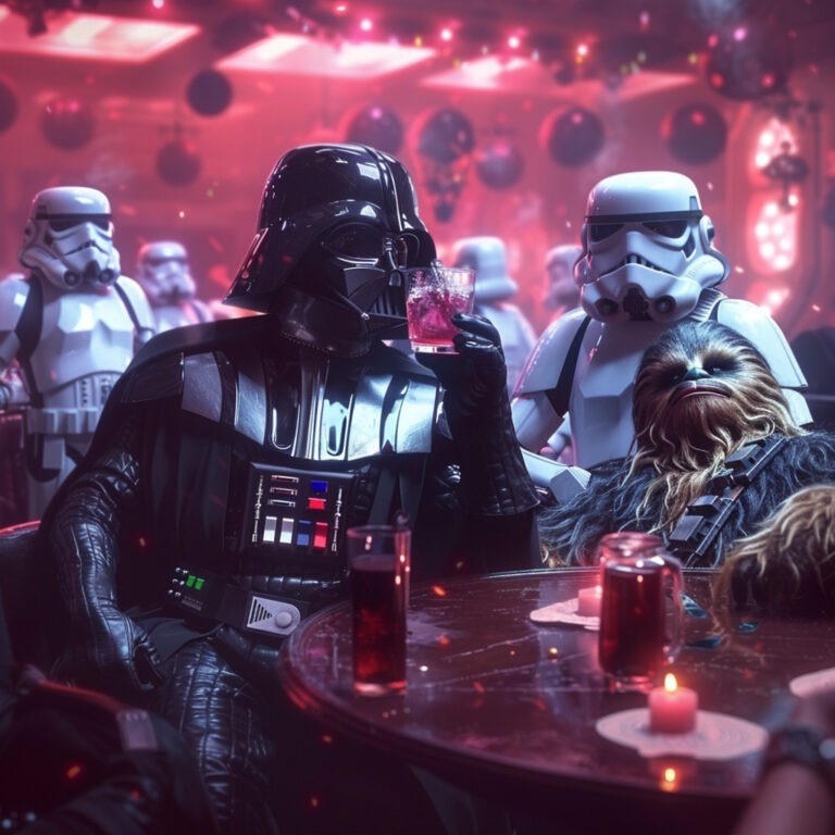 Star Wars drinking party party